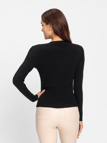Heine Feinstrickpullover in schwarz