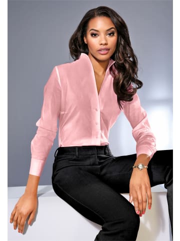 Heine Stehkragen-Bluse in altrose