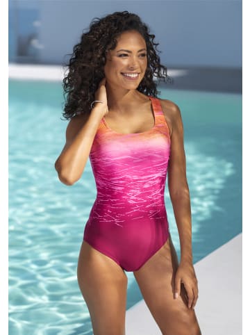 LASCANA Badeanzug in orange-berry