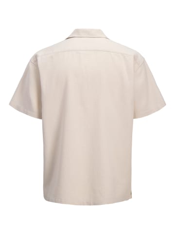 JACK & JONES Junior Waffle Resort-Hemd Kurzarm Jjglobal in moonbeam