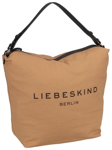 LIEBESKIND BERLIN Handtasche Clea Hobo L Canvas in Light Tan