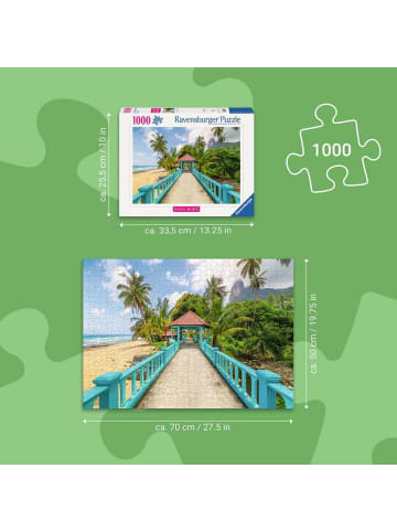Ravensburger Ravensburger Puzzle 1.000 Teile Farbenfrohe Brücke in Malaysia in bunt