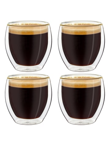 Creano 4er Set Thermoglas "Espressoglas" - 100ml Glas