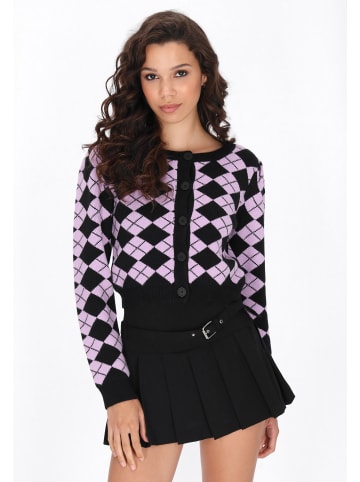 myMo ROCKS Cardigan in black lilac