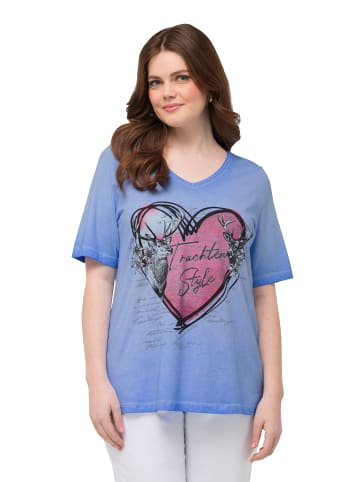 Ulla Popken Shirt in himmelblau