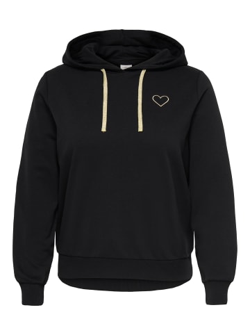ONLY Carmakoma Kapuzenpullover in Black