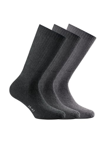 Rohner Socken 3er Pack in Hellgrau/Grau/Dunkelgrau