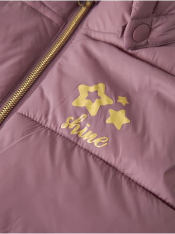 name it Nmfmarble Steppweste Outdoorweste in wistful mauve