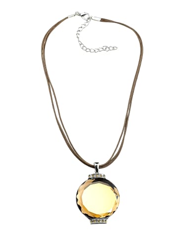 collezione alessandro Kurze Kette " Caserta " in braun
