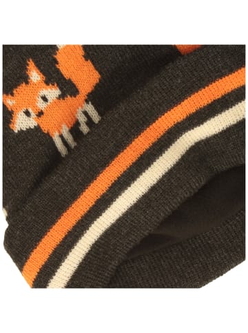 BREITER Mütze in schwarz