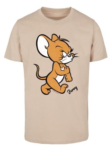 Merchcode Merchcode Herren Tom & Jerry - Angry Mouse T-Shirt in sand
