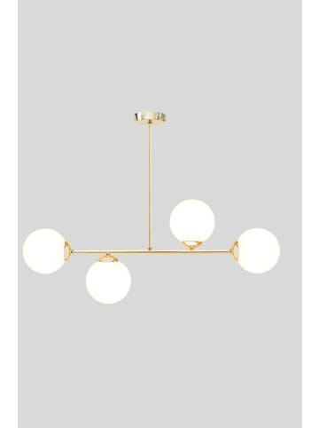 Licht-Erlebnisse Deckenlampe (B)12 x (L)80 x (H)60 cm in Gold WeißGold Weiß