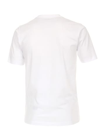 CASAMODA T-Shirt Halbarm Doppelpack 092500 in Weiß