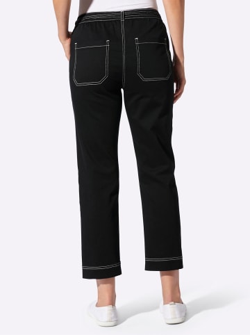 WITT WEIDEN 7/8-Jeans in schwarz