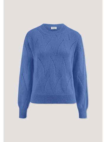 Hessnatur Strickpullover in kornblume