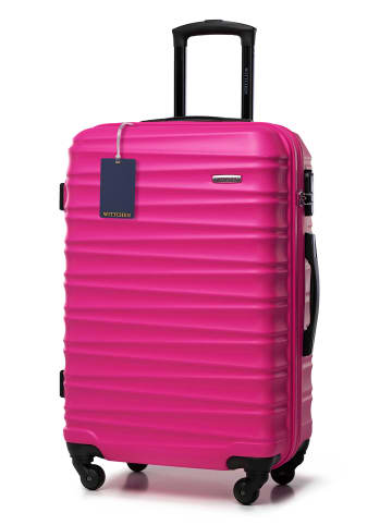 Wittchen MEDIUM SUITCASE FROM ABS WITH LUGGAGE TAG in Pink