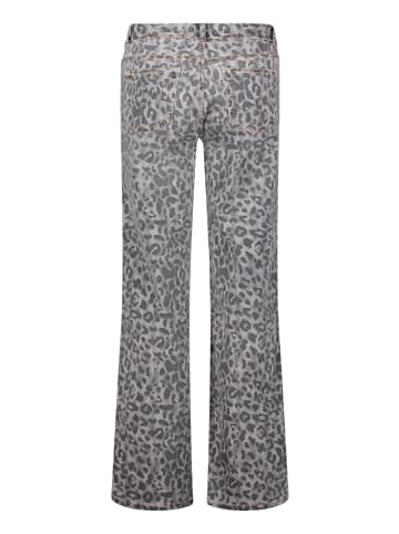 CARTOON Stretch-Jeans mit Muster in Grau/Grau
