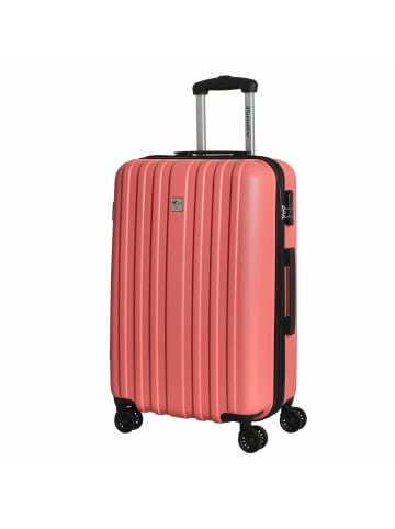 Check.In Aurora - 4-Rollen-Trolley 67 cm (limettengrün) in koralle