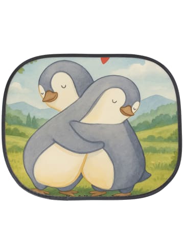 Mr. & Mrs. Panda Sonnenblende Auto Pinguine Kuscheln Design ohne... in Weiß