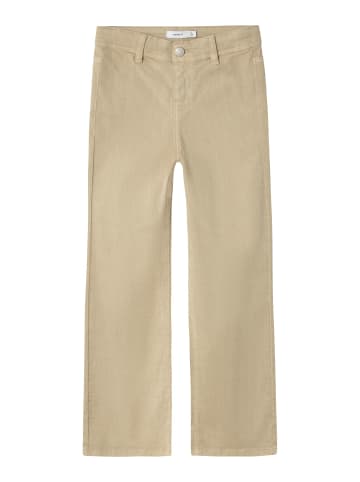 name it Wide Leg Hose NKFPOLLY WIDE TWILL PANTS in irish cream