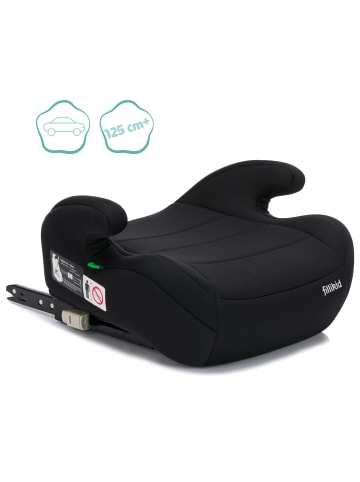 fillikid Sitzerhöhung Flow Fix mit Isofix Exklusiv in Schwarz
