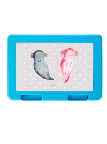 Mr. & Mrs. Panda Lunchbox Axolotl Freundin ohne Spruch in Grau Pastell