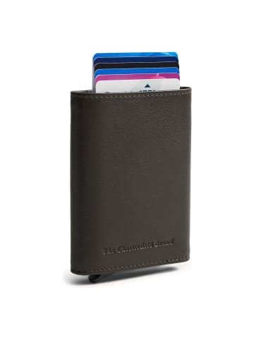 Junia Geldbörse RFID Schutz Leder 10 cm clay grey