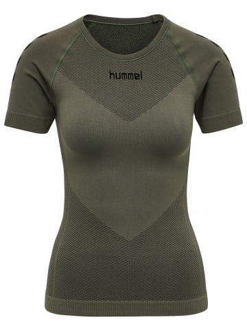 Hummel Hummel T-Shirt Hummel First Multisport Damen Atmungsaktiv Leichte Design Schnelltrocknend Nahtlosen in GRAPE LEAF