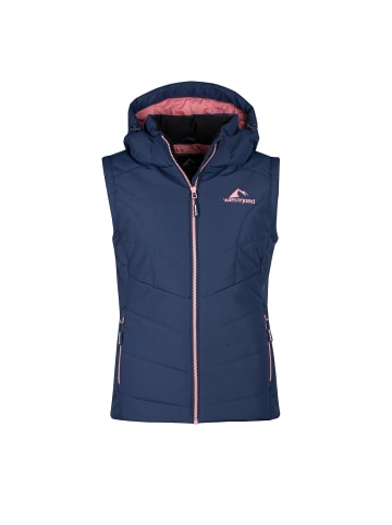 Westfjord Funktionsweste Krafla in navy/mauve