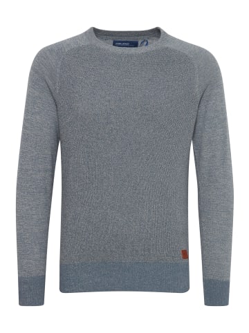 BLEND Strickpullover BHGandolf 20705583ME Strickpullover mit farblich abgesetzten Akzenten in Blau