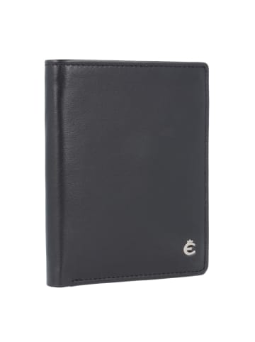 Esquire Harry Kreditkartenetui Leder 8 cm schwarz