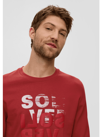 s.Oliver T-Shirt langarm in Rot