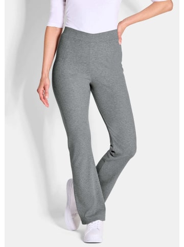 GOLDNER Bequeme Stoffhosen im Doppelpack in grau / schwarz