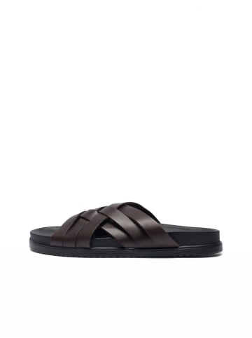 Bianco Pantolette in Dark Brown