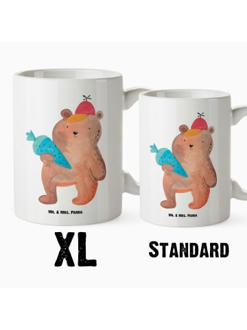 Mr. & Mrs. Panda weisse tasse Bär Schultüte ohne Spruch in Weiß