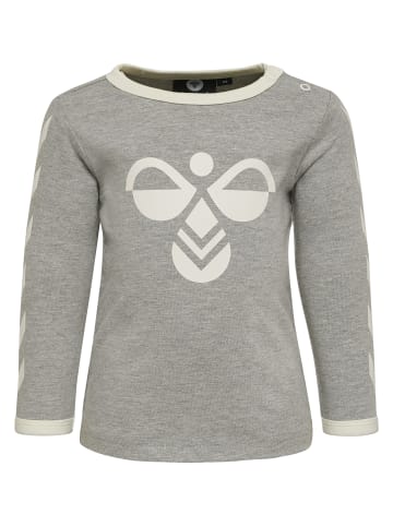 Hummel T-Shirt Hmlflipper Kinder in GREY MELANGE