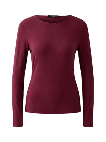Oui Langarmshirt in bramble berry