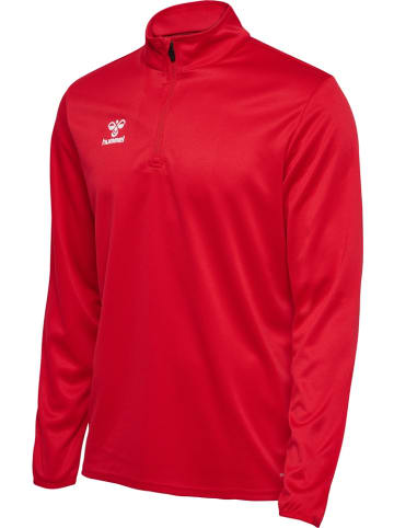 Hummel Trainingsjacke "Hmlessential Half-Zip" in Rot