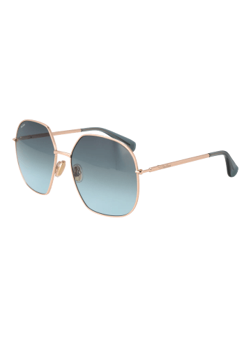 Max Mara Frauen Sonnenbrille Quadratisch Rose Gold