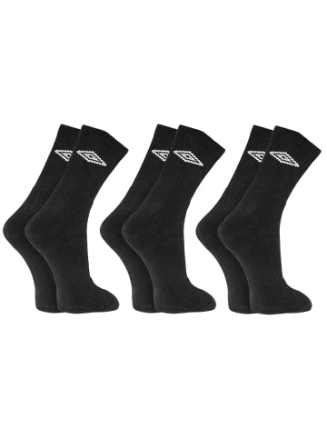 United Labels 3er Pack Umbro Socken - Sportsocken in schwarz