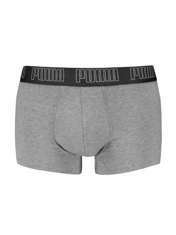 Puma Boxershort 2er Pack in Grau/Schwarz
