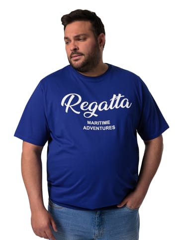 Men Plus Kurzarm T-Shirt in dunkles saphir