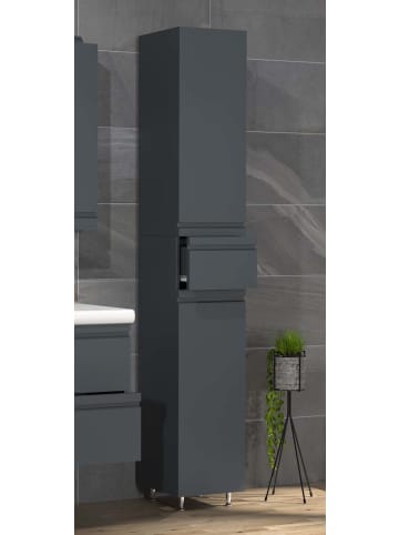 ebuy24 Hochschrank Silora Anthrazit 30 x 32 cm