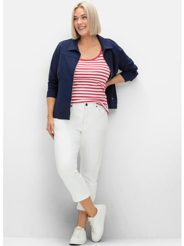 sheego Tanktop in sorbet pink-ecru