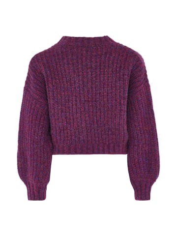 DreiMaster Vintage Grobstrickpullover in LILA