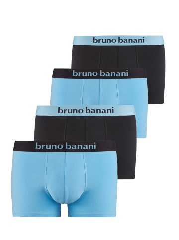 Bruno Banani Retro Short / Pant Flowing in Himmelblau / Schwarz