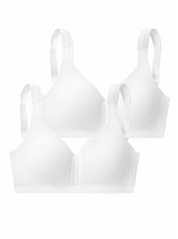 PETITE FLEUR Entlastungs-BH in 2xweiß