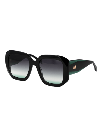Ana Hickmann Damen Sonnenbrillen Quadrat Schwarz