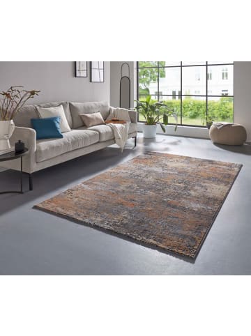 Tara Carpet Vintageteppich Futuro in Anthrazit