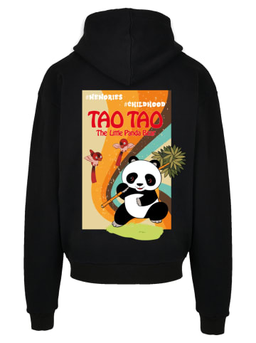 F4NT4STIC Ultra Heavy Hoodie Tao Tao Heroes of Childhood in schwarz